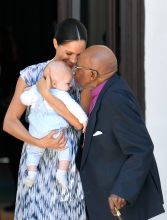 Archie, the son of Prince Harry, the Duke of Sussex and Meghan the Duchess of Sussex makes first public appearance in South Africa