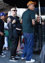 Amber Rose baby bump Alexander "AE" Edwards in Beverly Hills
