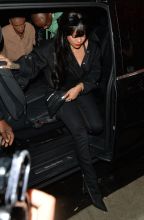 Rihanna seen at Manko restaurant in Paris for a Fenty launch party