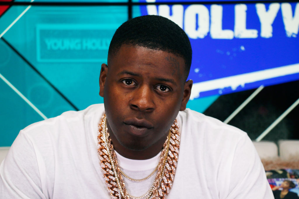 Blac Youngsta Visits Young Hollywood Studio