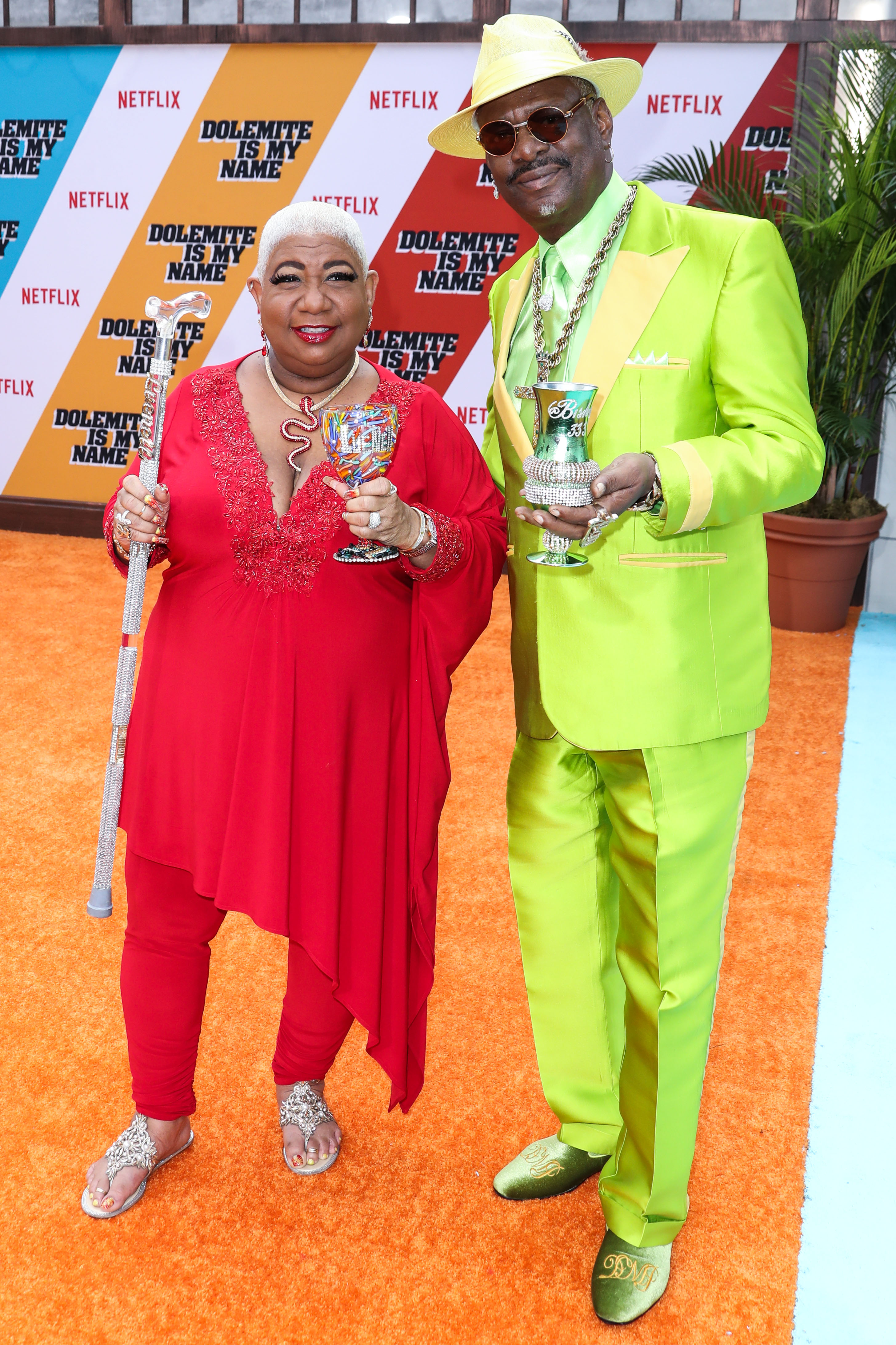 Luenell and Bishop Don Magic Juan Los Angeles Premiere Of Netflix's 'Dolemite Is My Name'