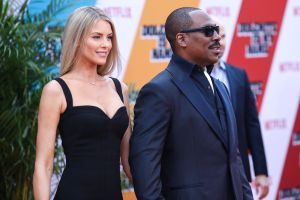Paige Butcher and Eddie Murphy at the Los Angeles Premiere Of Netflix's 'Dolemite Is My Name'