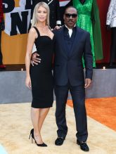 Paige Butcher and Eddie Murphy at the Los Angeles Premiere Of Netflix's 'Dolemite Is My Name'
