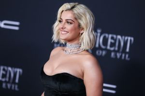 Bebe Rexha at the Maleficient Premiere