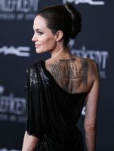 Angelina Jolie at the Maleficient Premiere