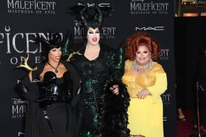Shangela, Nina West and Ginger Minj at the Maleficient Premiere