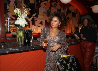 Angela Yee Attends D'USSE XO Dinner at Legacy Records in NYC