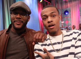 Tyler Perry & Ceelo Green Visit BET's "106 & Park"