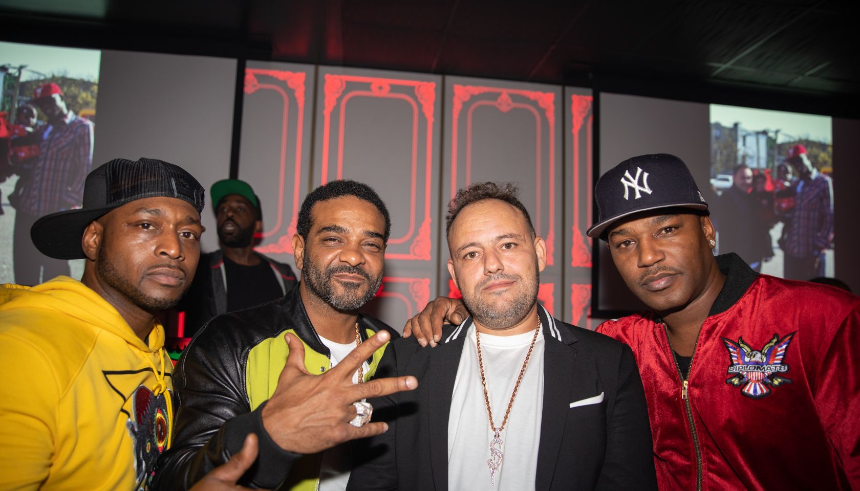 Jim Jones, Slick Rick At Alex Todd Birthday Party