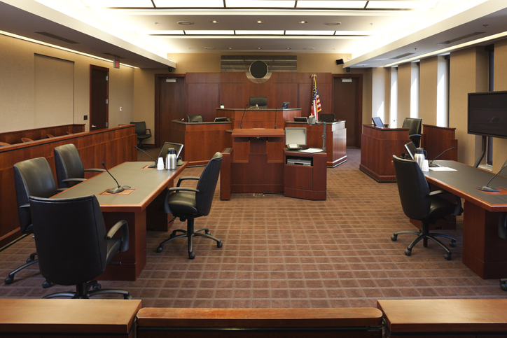 Federal Courtroom.