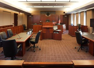 Federal Courtroom.