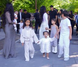 Kim and Kourtney Kardashian get their children baptized in Armenia