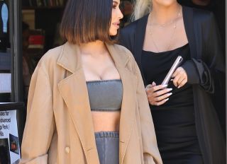 Kim Kardashian And Sister Khloe Kardashian Out And About In Los Angeles