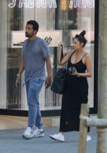 Shay Mitchell and Matte Babel vacation in Barcelona