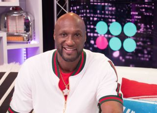 Lamar Odom Visits Young Hollywood Studio