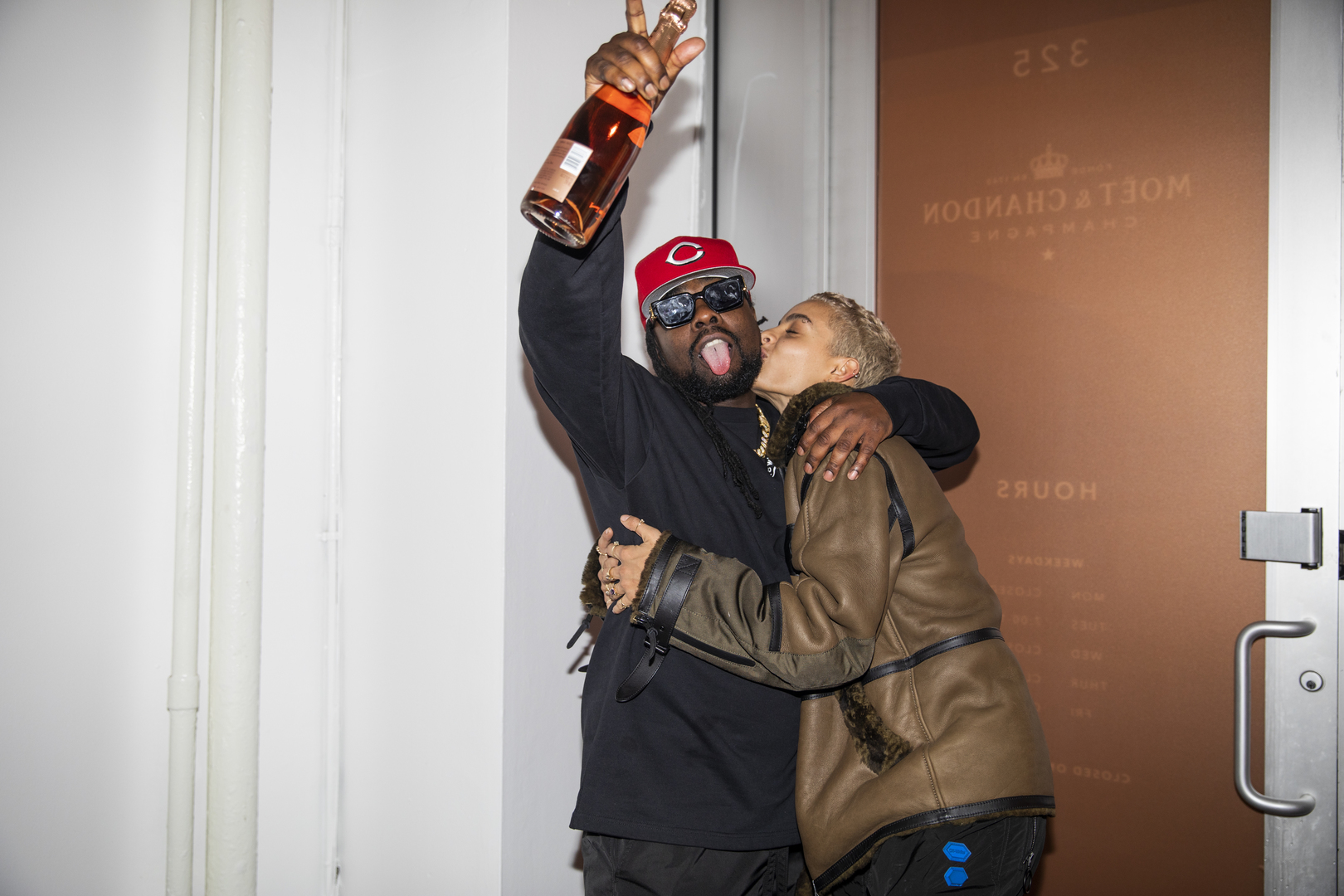 Moet Chandon Dinner featuring Jonathan Mannion, Wale, Lil Kim and LaQuan Smith