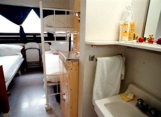 Prisoner cell at Dublin FCI