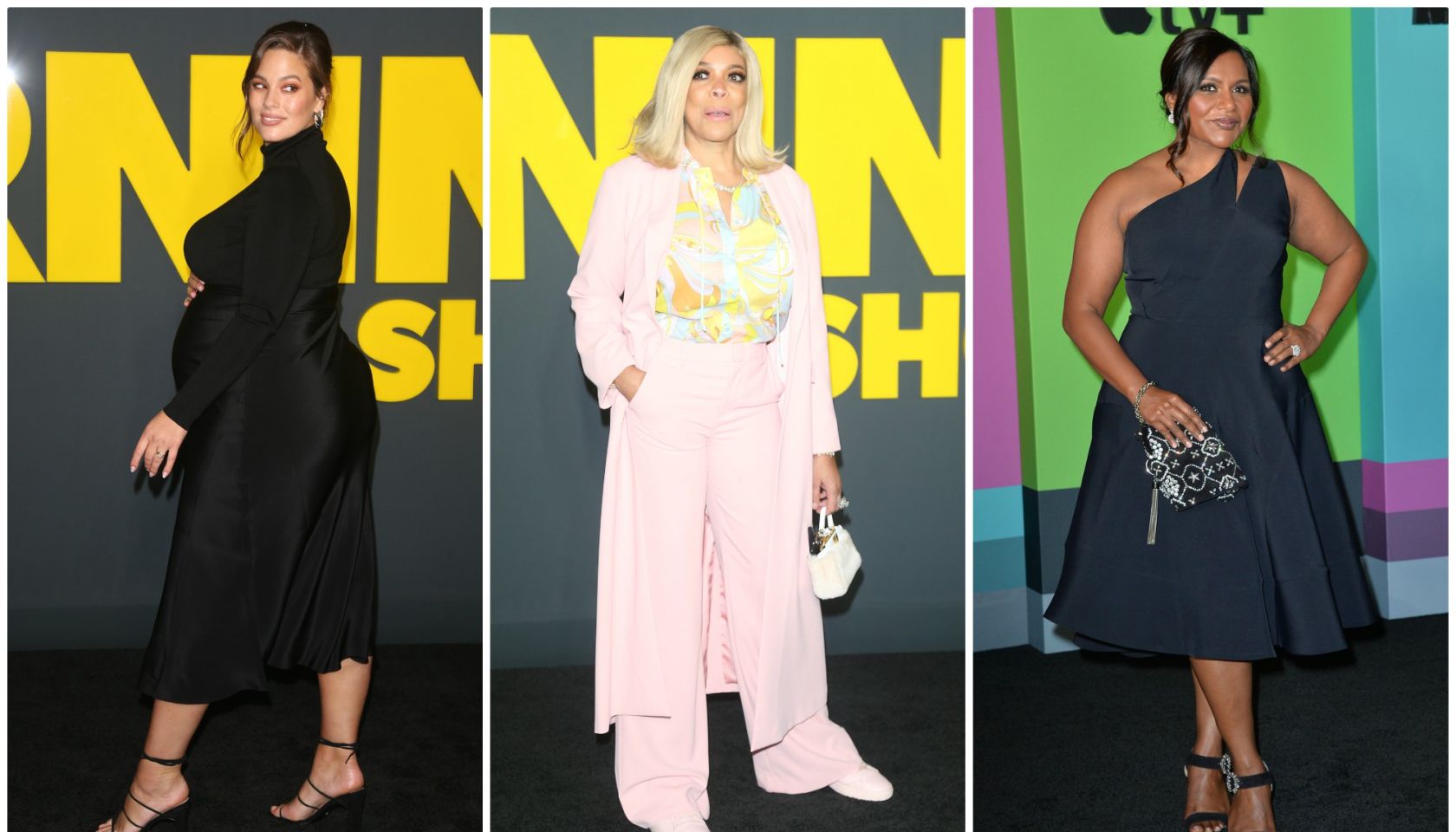 Ashley Graham, Wendy Williams and Mindy Kaling attend the Morning Show NYC Premiere