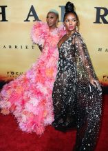 Cynthia Erivo and Janelle Monet attend Focus Features VIP Screening of Harriet