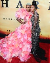 Cynthia Erivo and Janelle Monet attends Focus Features VIP Screening of Harriet