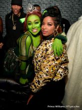 Monica and Toya Wright Kenny Burns Cassette party