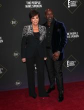Kris Jenner and Corey Gamble 45th Annual Peoples Choice Awards in Los Angeles