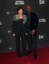 Kris Jenner and Corey Gamble 45th Annual Peoples Choice Awards in Los Angeles
