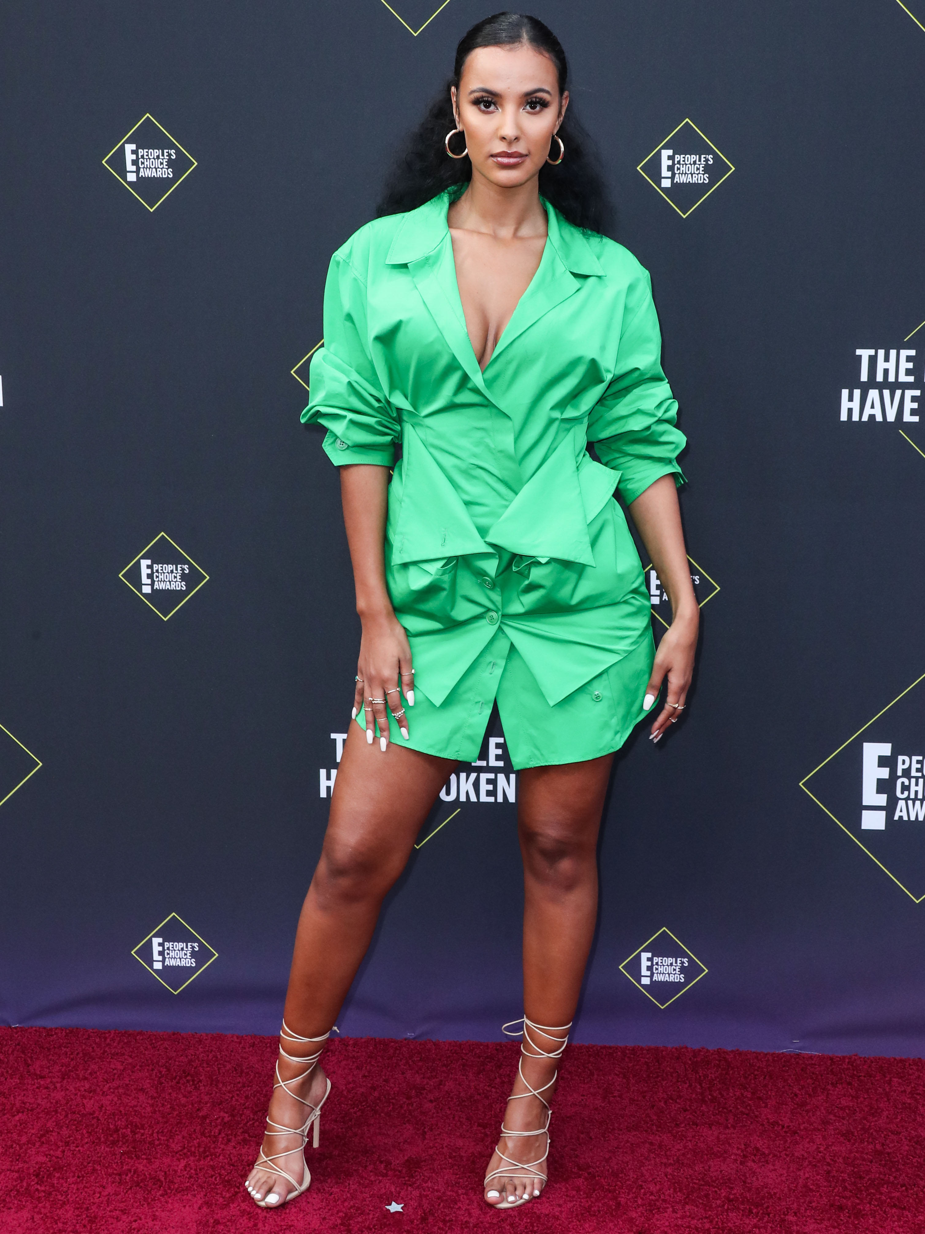 Maya Jama 45th Annual Peoples Choice Awards in Los Angeles