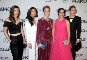 Tobin Heath, Christen Press, Megan Rapinoe, Ali Krieger and Ashlyn Harris Glamour Women Of The Year