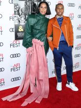 Melina Matsoukas and Lena Waithe attends Premiere of 'Queen & Slim' at AFIFest