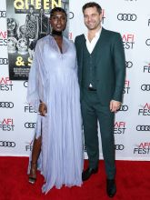 Jodie Turner Smith and Joshua Jackson attend Premiere of 'Queen & Slim' at AFIFest