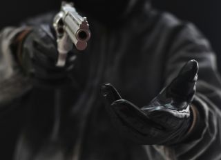 Armed robbers used the gun to robbery the money