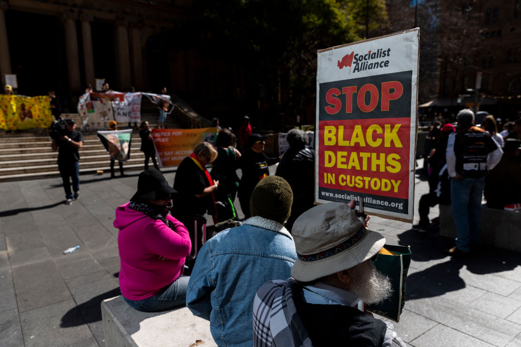 Sydneysiders Protest Aboriginal Deaths In Custody At Black Lives Matter Rally