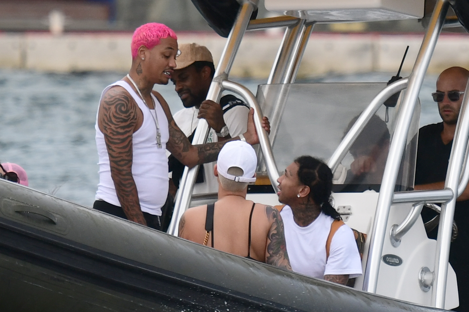 AE, Amber Rose, Tyga and girls vacation in St. Bart's