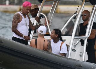 AE, Amber Rose, Tyga and girls vacation in St. Bart's
