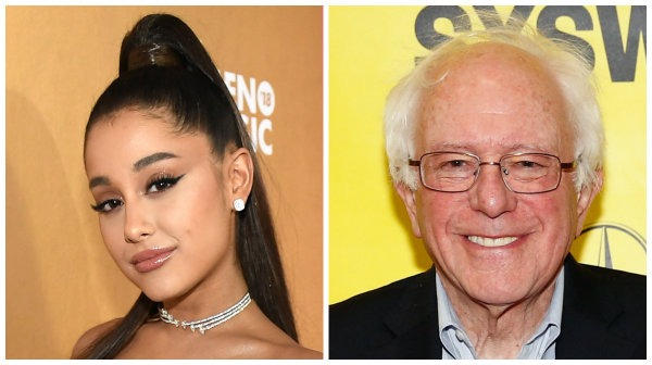 Ariana Grande & Bernie Sanders