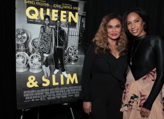 Tina Knowles-Lawson & Jay-Z At Los Angeles Screening Of Queen & Slim