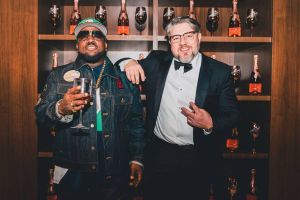 Big Boi and Jonathan Mannion Moët & Chandon Nectar of the Culture dinner at State Farm Arena