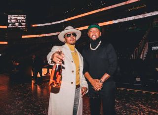 T.I. and Teheran "Tee" Jones aka Exclusive Game at Moët & Chandon Nectar of the Culture dinner at State Farm Arena