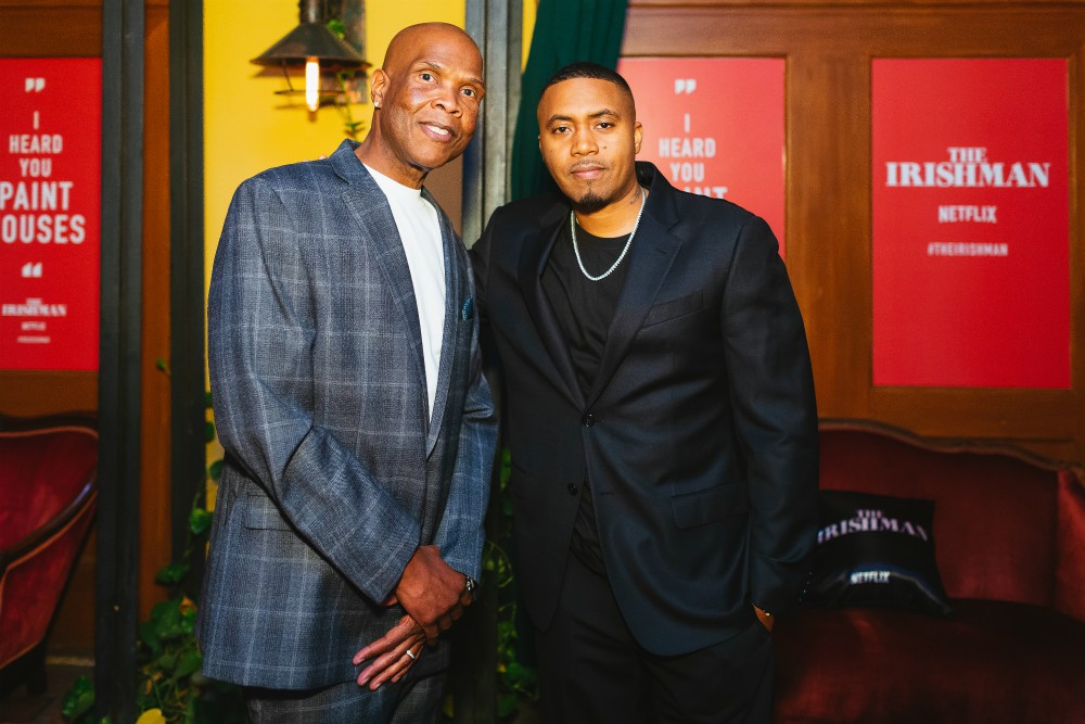 Nas hosts dinner and screening for The Irishman