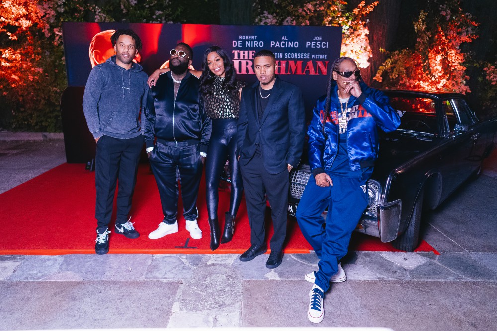 Nas hosts dinner and screening for The Irishman