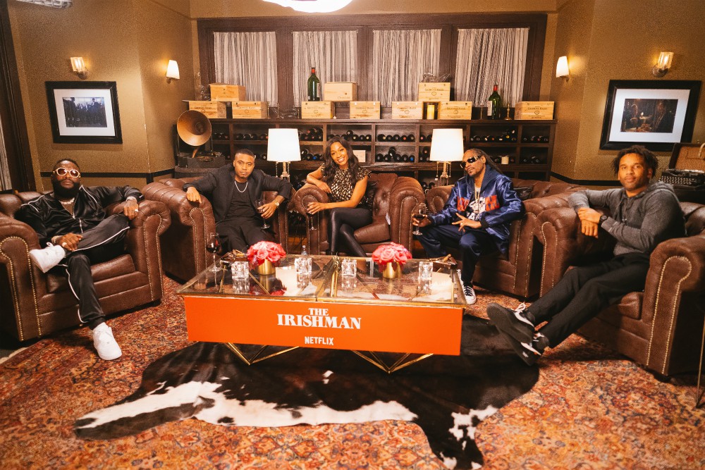 Nas hosts dinner and screening for The Irishman