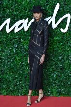 Cindy Bruna at the British Fashion Awards