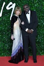 Anna Wintour and Edward Enninful at the British Fashion Awards