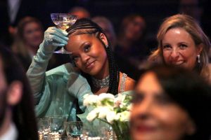 Rihanna and Janet Jackson attend the Fashion Awards 2019