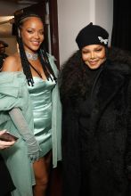 Rihanna and Janet Jackson attend the Fashion Awards 2019