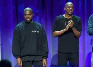 Kanye West & Jay-Z Attend Tidal Launch
