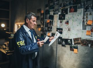 FBI agent working on a case