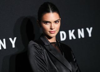 Kendall Jenner arrives at the DKNY 30th Birthday Party Celebration held at St. Ann's Warehouse on September 9, 2019 in Brooklyn, New York City, New York, United States.