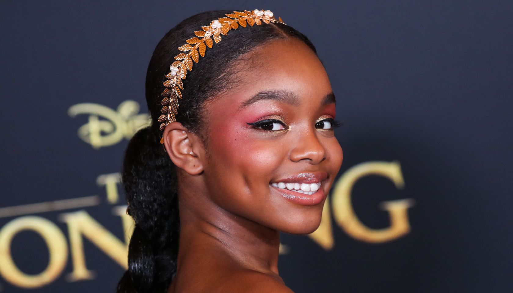 Actress Marsai Martin wearing APM Monaco jewelry arrives at the World Premiere Of Disney's 'The Lion King' held at the Dolby Theatre on July 9, 2019 in Hollywood, Los Angeles, California, United States. (Photo by Xavier Collin/Image Press Agency)